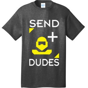 Send Dudes Funny Gamer Meme T-Shirt