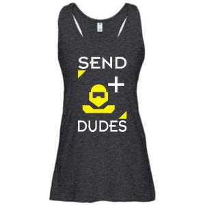 Send Dudes Funny Gamer Meme Ladies Essential Flowy Tank