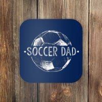 Soccer Dad Family Matching Team Player Gift Sport Lover Papa Coaster