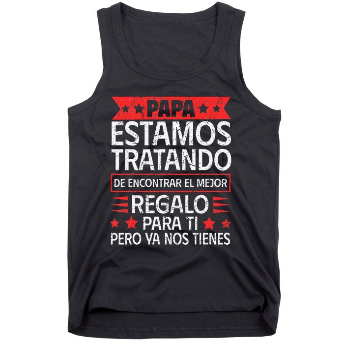 Spanish Dad from Daughter Son Father's Day Tank Top