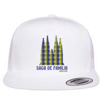 Saga De Familia Barcelona Flat Bill Trucker Hat