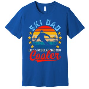 Ski Dad Funny Skier And Skiing Lover Funny Fathers Day Great Gift Premium T-Shirt