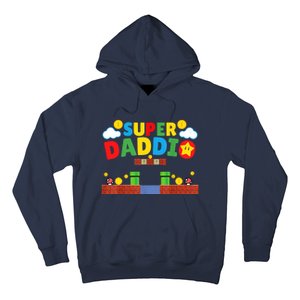 Super Dad ,Funny Dad ,Father's Day Gamer Daddy Super Daddio Hoodie