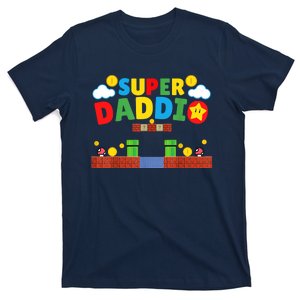 Super Dad ,Funny Dad ,Father's Day Gamer Daddy Super Daddio T-Shirt