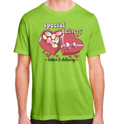 Special Delivery Funny L And D Nurse Happy Valentines Day Gift Adult ChromaSoft Performance T-Shirt