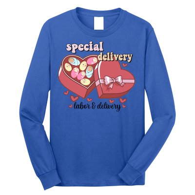 Special Delivery Funny L And D Nurse Happy Valentines Day Gift Long Sleeve Shirt