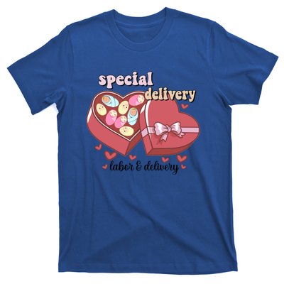 Special Delivery Funny L And D Nurse Happy Valentines Day Gift T-Shirt