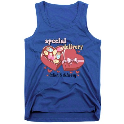 Special Delivery Funny L And D Nurse Happy Valentines Day Gift Tank Top