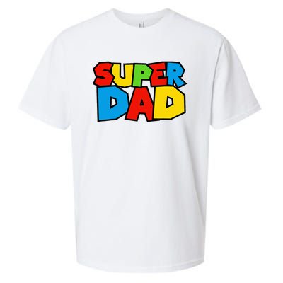 Super Dad Funny Gamer Sueded Cloud Jersey T-Shirt