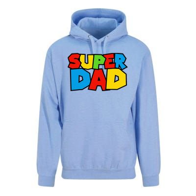 Super Dad Funny Gamer Unisex Surf Hoodie