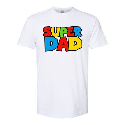 Super Dad Funny Gamer Softstyle CVC T-Shirt