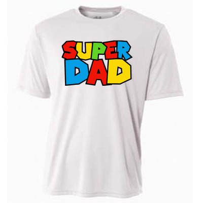 Super Dad Funny Gamer Cooling Performance Crew T-Shirt