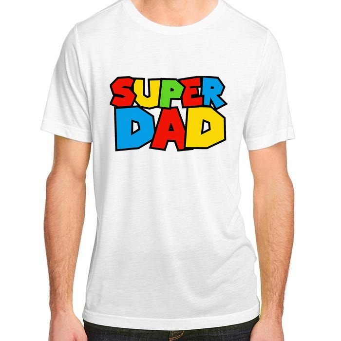 Super Dad Funny Gamer Adult ChromaSoft Performance T-Shirt