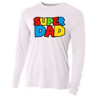 Super Dad Funny Gamer Cooling Performance Long Sleeve Crew