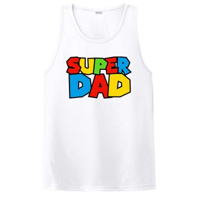 Super Dad Funny Gamer PosiCharge Competitor Tank