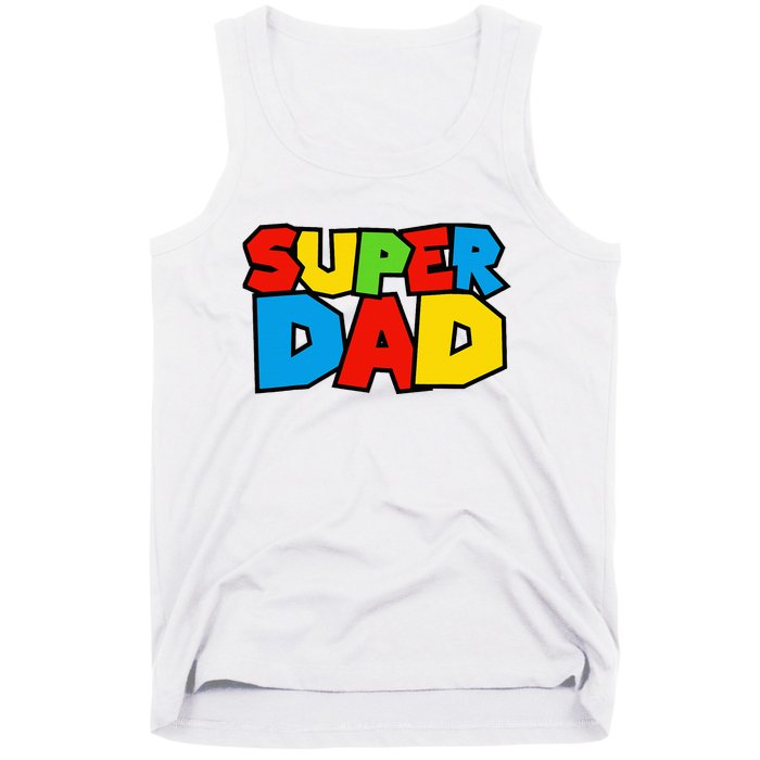 Super Dad Funny Gamer Tank Top