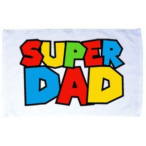 Super Dad Funny Gamer Microfiber Hand Towel