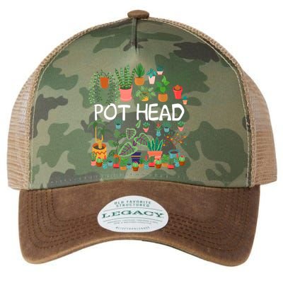 Succulent Design For Pot Head Gardeners Plant Lovers Funny Gift Legacy Tie Dye Trucker Hat