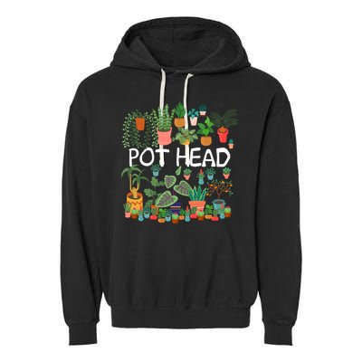 Succulent Design For Pot Head Gardeners Plant Lovers Funny Gift Garment-Dyed Fleece Hoodie