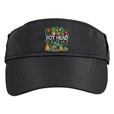 Succulent Design For Pot Head Gardeners Plant Lovers Funny Gift Adult Drive Performance Visor