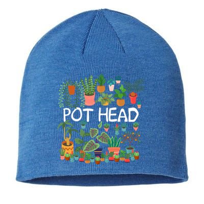 Succulent Design For Pot Head Gardeners Plant Lovers Funny Gift Sustainable Beanie
