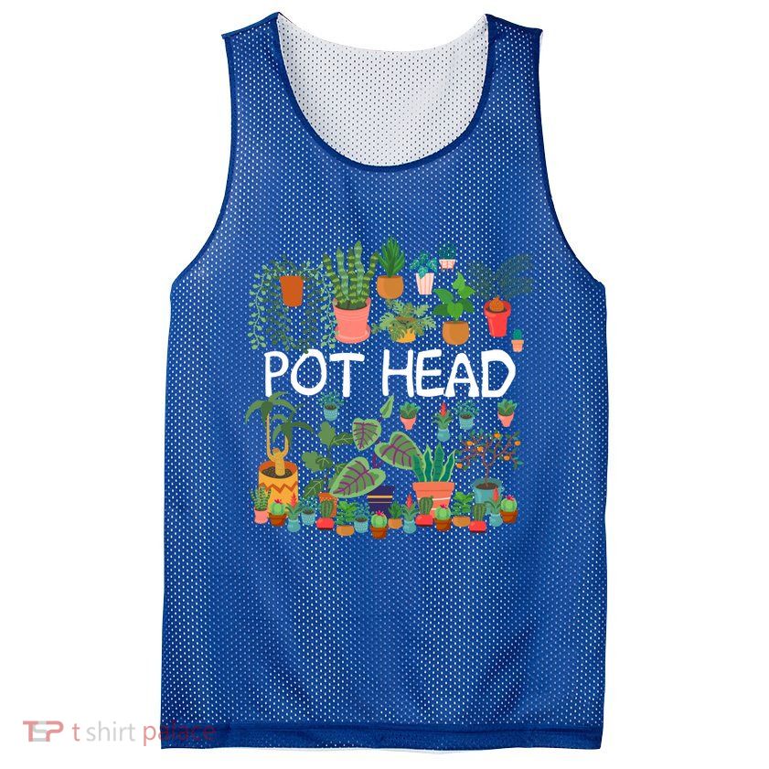 Succulent Design For Pot Head Gardeners Plant Lovers Funny Gift Mesh Reversible Basketball Jersey Tank