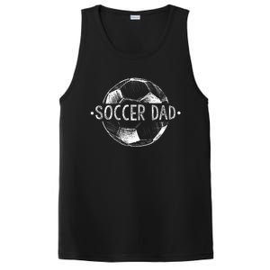 Soccer Dad Family Matching Team Player Gift Sport Lover Papa PosiCharge Competitor Tank