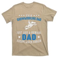 Snowmobiling Dad Fathers Day Snowmobile Rider Riding T-Shirt