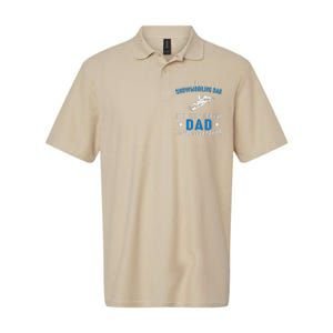 Snowmobiling Dad Fathers Day Snowmobile Rider Riding Softstyle Adult Sport Polo