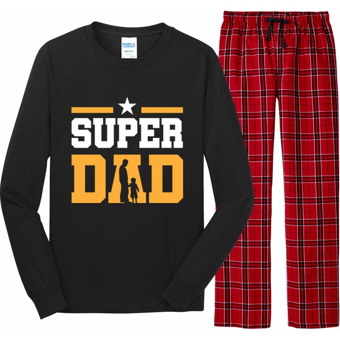 Super Dad Father's Day T Long Sleeve Pajama Set