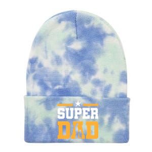 Super Dad Father's Day T Tie Dye 12in Knit Beanie