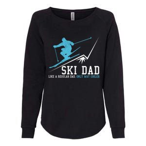 Ski Dad Funny Winter Sports Skiing Father Gift Womens California Wash Sweatshirt