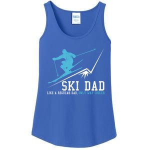 Ski Dad Funny Winter Sports Skiing Father Gift Ladies Essential Tank