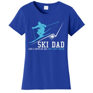 Ski Dad Funny Winter Sports Skiing Father Gift Women's T-Shirt