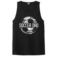 Soccer Dad Funny Soccer Lover Dad Papa Fathers Day Gift PosiCharge Competitor Tank