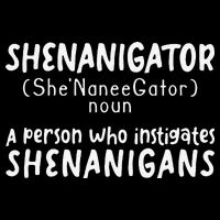 Shenanigator Definition Funny Saint Patrick Day Shenanigans Backpack