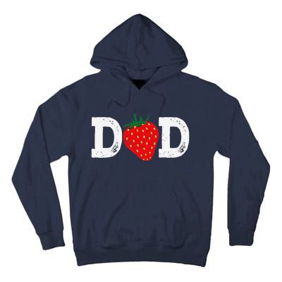 Strawberry Dad Fruit Lover Fruitarian Fathers Day Berry Tall Hoodie