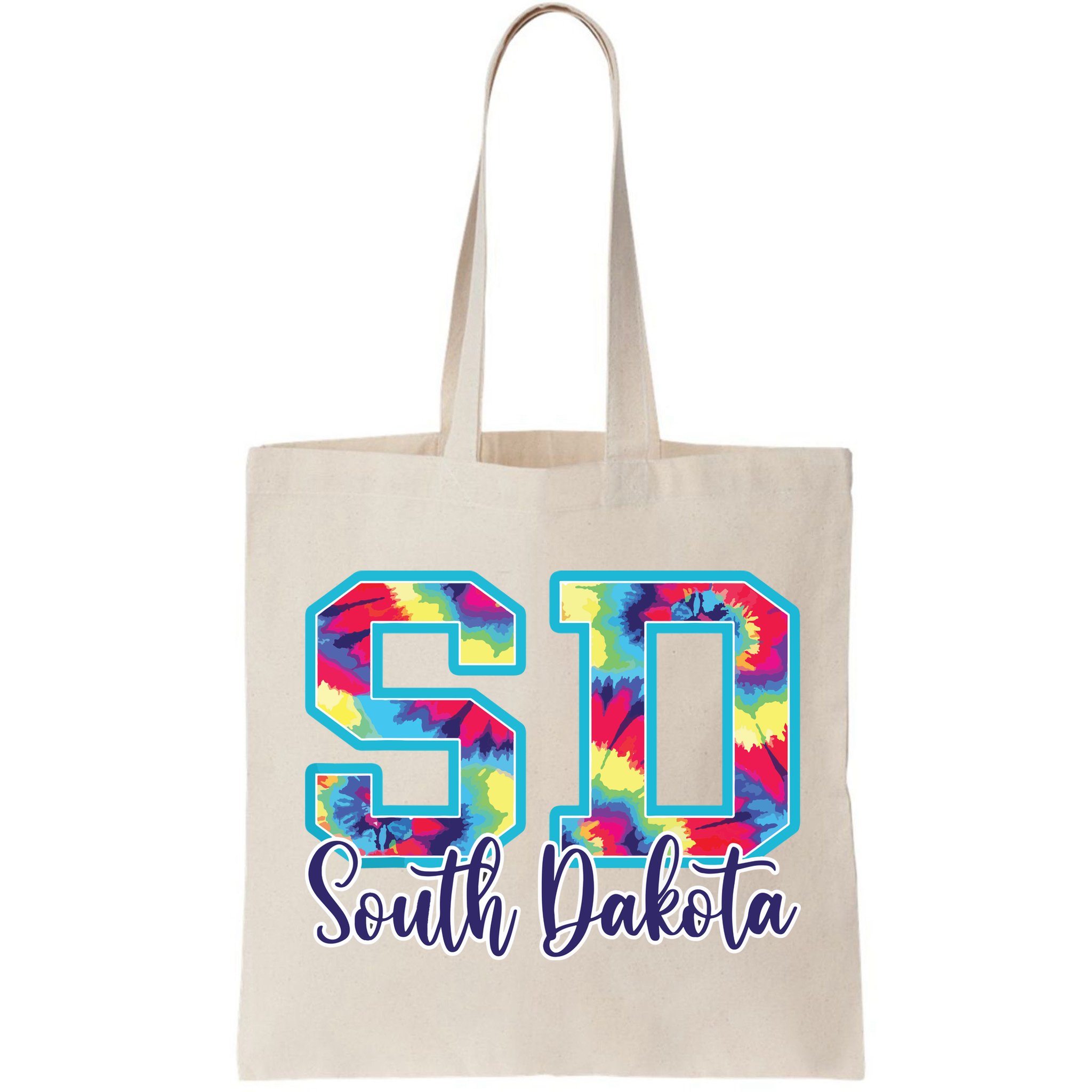 South Dakota Funny Tie Dye Vintage Retro Bag