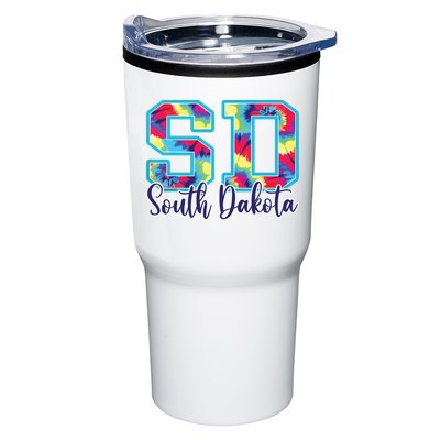 South Dakota Funny Tie Dye Vintage Retro Tumbler
