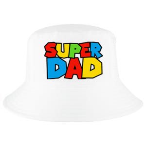 Super Dad Funny Gamer Design For FatherS Day Cool Comfort Performance Bucket Hat