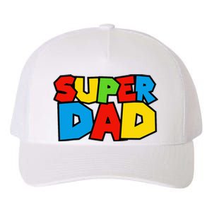 Super Dad Funny Gamer Design For FatherS Day Yupoong Adult 5-Panel Trucker Hat