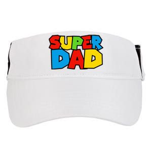 Super Dad Funny Gamer Design For FatherS Day Adult Drive Performance Visor