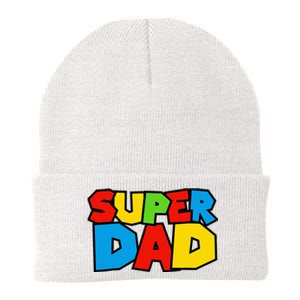 Super Dad Funny Gamer Design For FatherS Day Knit Cap Winter Beanie