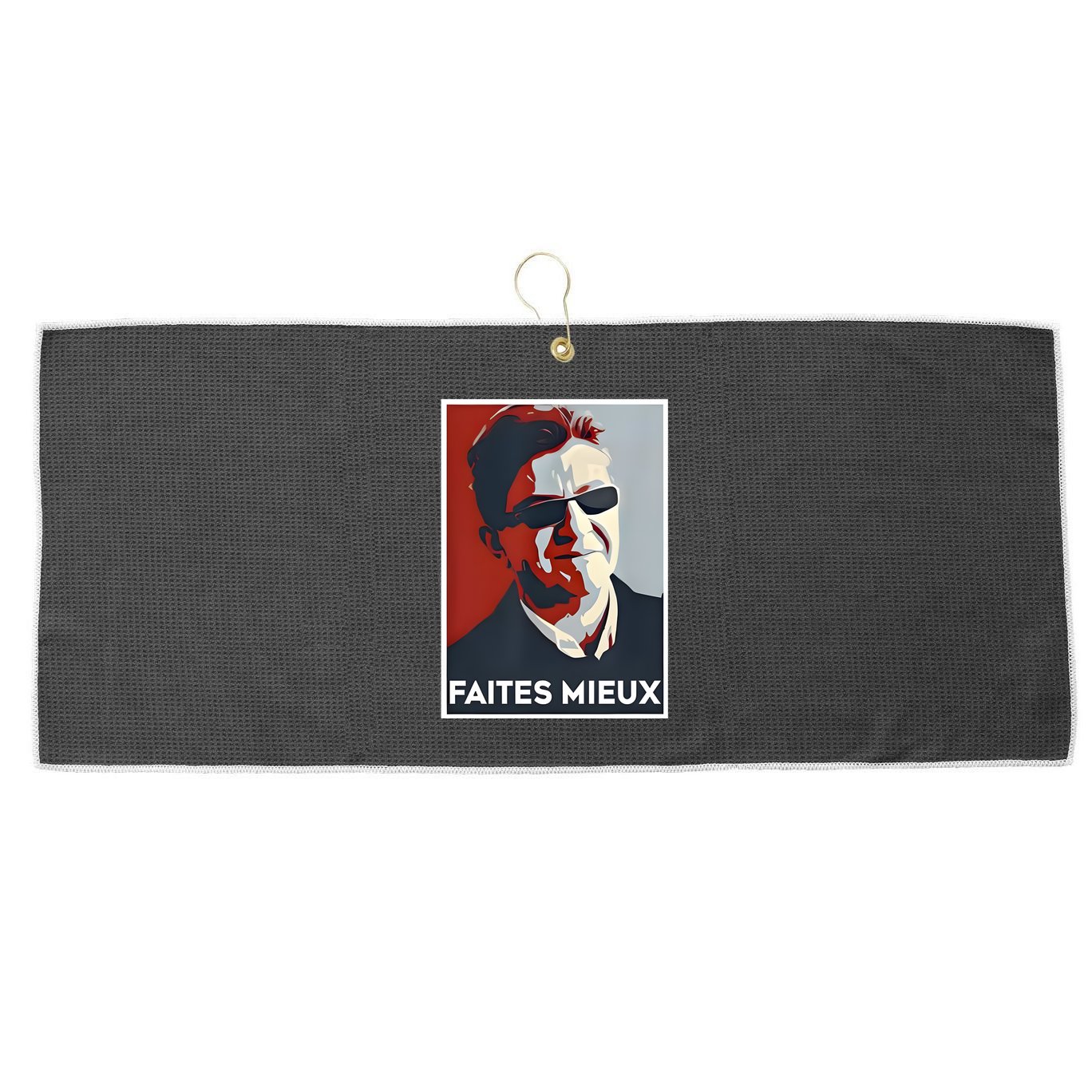 Sebastien Delogu Faites Mieux Large Microfiber Waffle Golf Towel