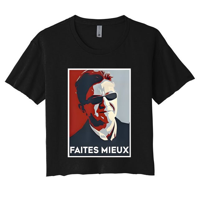 Sebastien Delogu Faites Mieux Crop Top