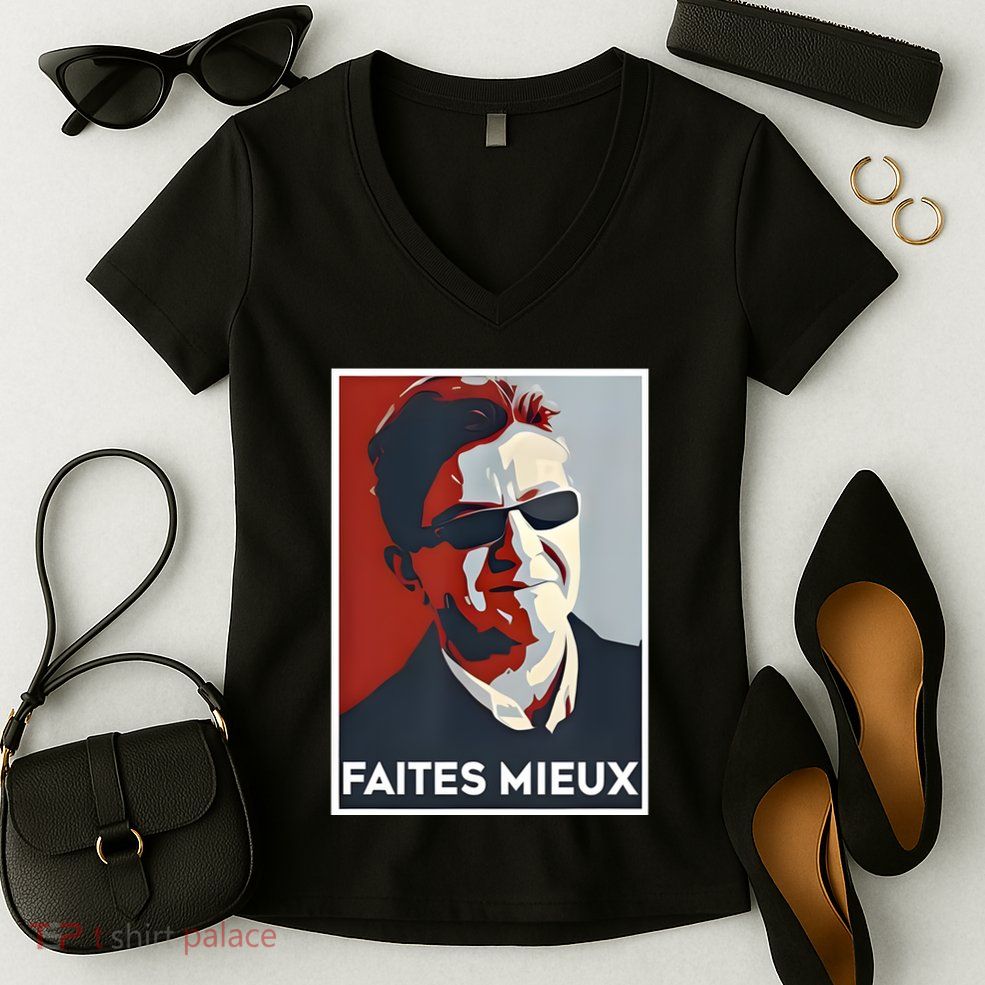 Sebastien Delogu Faites Mieux Women's V-Neck T-Shirt