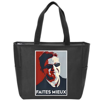 Sebastien Delogu Faites Mieux Zip Tote Bag