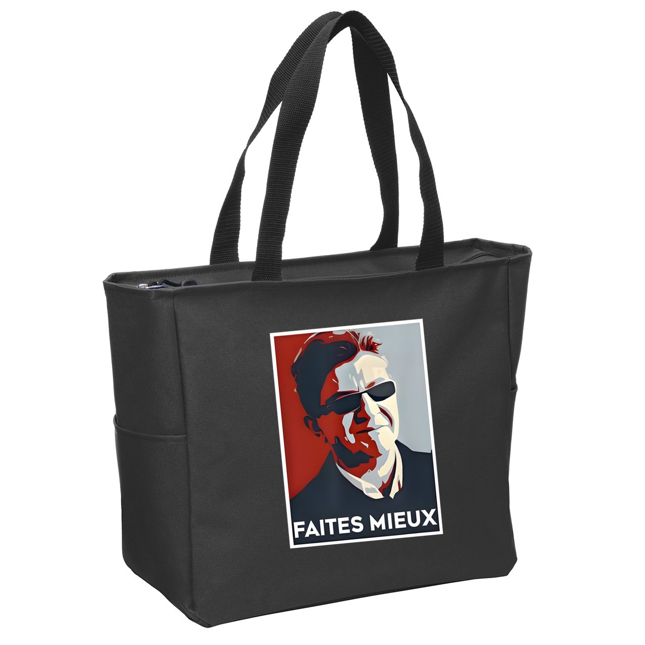 Sebastien Delogu Faites Mieux Zip Tote Bag