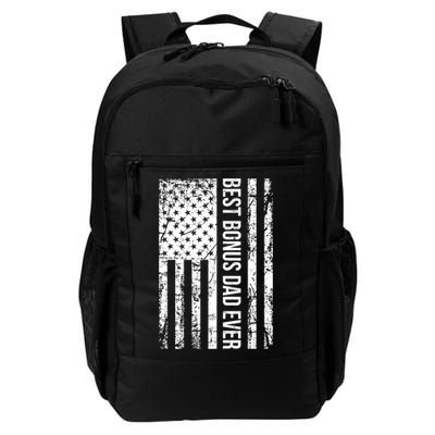Step Dad For Best Bonus Dad Ever American Flag Fathers Day Meaningful Gift Backpack