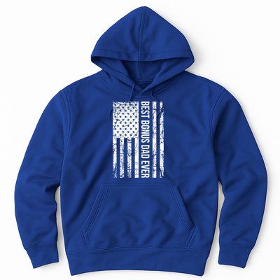 Step Dad For Best Bonus Dad Ever American Flag Fathers Day Meaningful Gift Hoodie